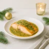 Łosoś (filet) w sosie koperkowym – 160 g 
